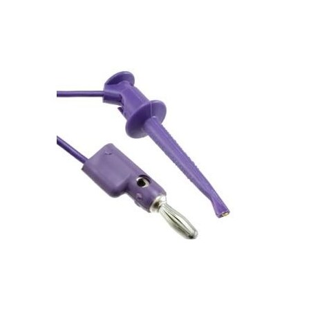 Fluke MinigrabberBanana Plug Violet, Mto Bulk Em3782367 24 Pieces EM3782-36-7#